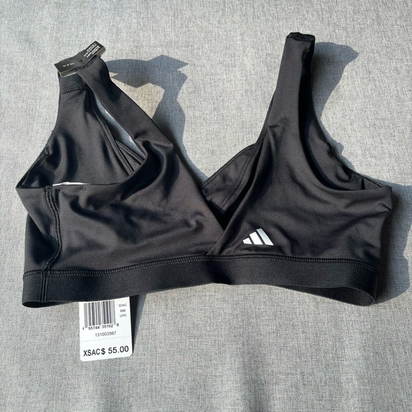 adidas Women's Yoga Essentials Studio Light Support Nursing Bra - Picture 3 of 8